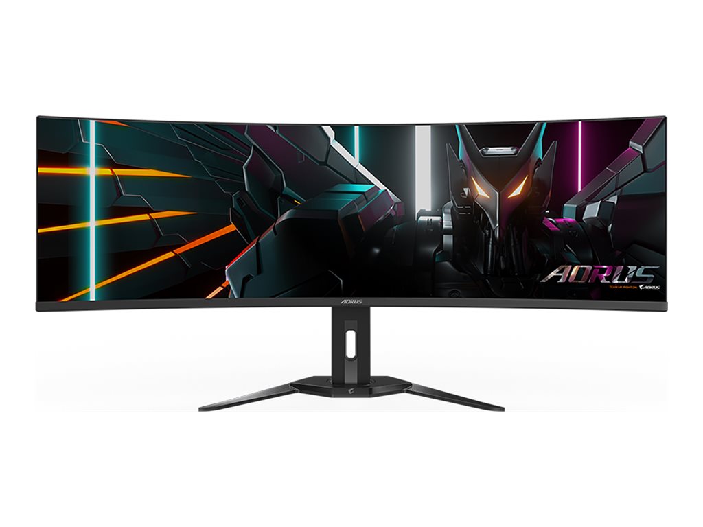 AORUS CO49DQ - OLED monitor - curved - 49 - 5120 x 1440 Dual Quad HD @ 144 Hz - 1000 cd/mï¿½ - 1500000:1 - DisplayHDR