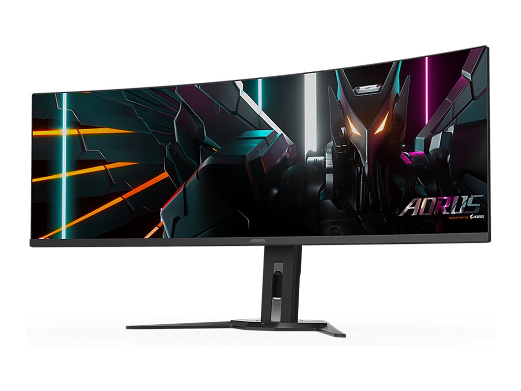 AORUS CO49DQ - OLED monitor - curved - 49 - 5120 x 1440 Dual Quad HD @ 144 Hz - 1000 cd/mï¿½ - 1500000:1 - DisplayHDR