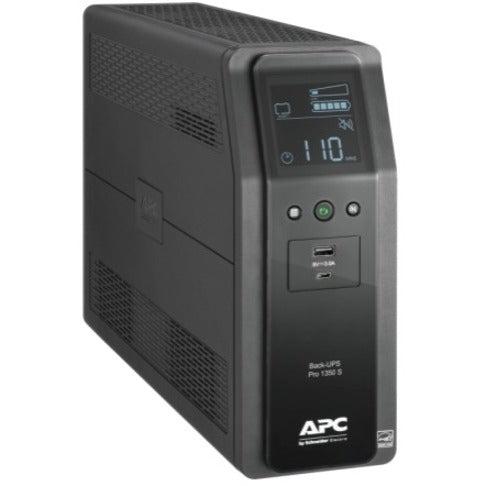 APC Back-UPS Pro 1350VA UPS Battery Backup - Tower Sine Wave | TecISoft BR1350MS