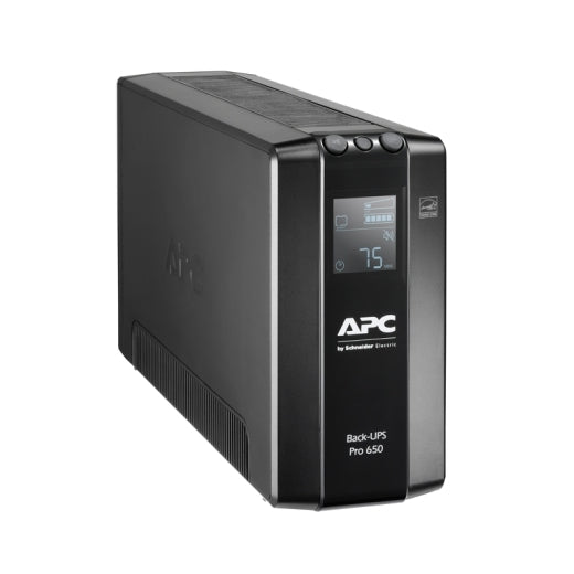 APC Back-UPS Pro 650VA - Battery Backup UPS with LCD | Tecisoft BR650MI