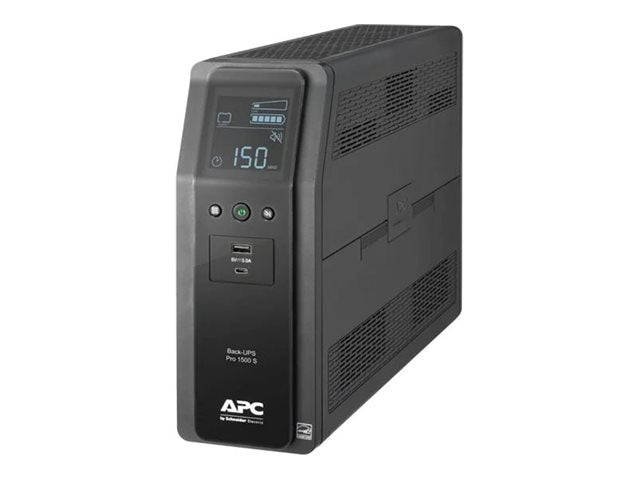APC Back-UPS Pro - UPS - AC 120 V - 900 Watt - 1500 VA - USB - output connectors: 10 - black