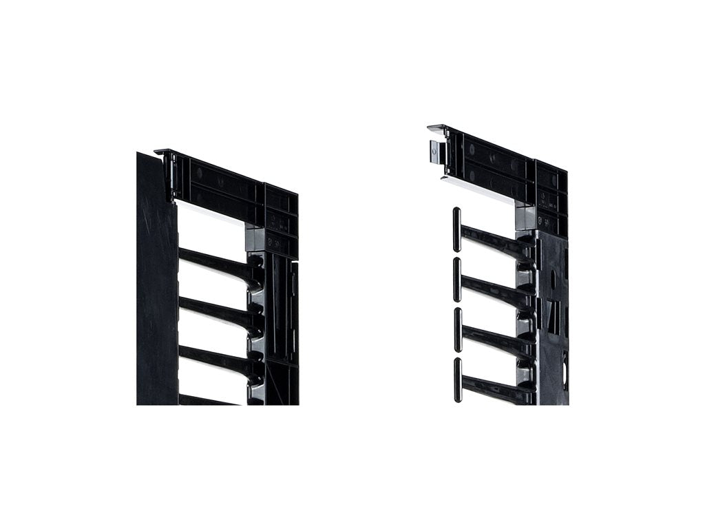 APC Cable Management - Rack cable management kit - black - for P/N: AR8444, AR8621