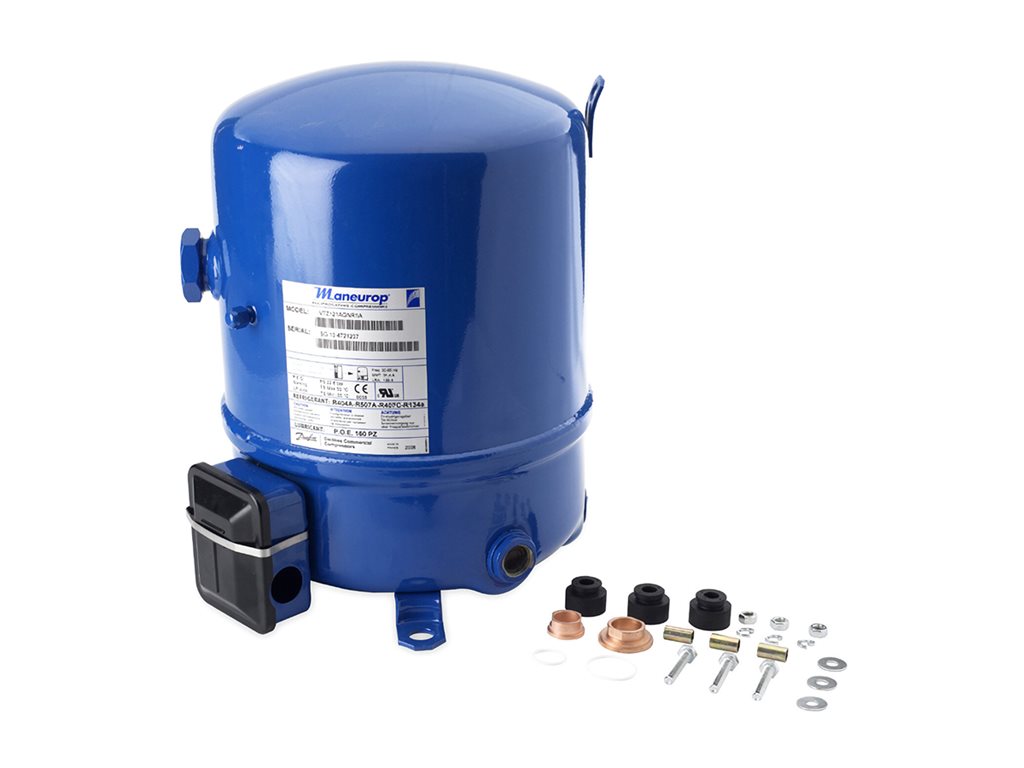 APC Compressor 2 Cylinders with Oil Equilization 400V - Compressor