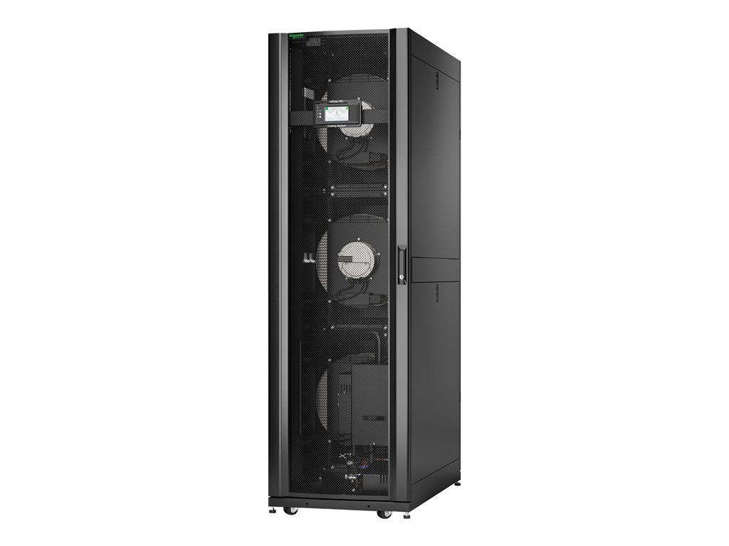 APC InRow RC - Rack air-conditioning cooling system chilled water - 380 - 415 V - black - 42U