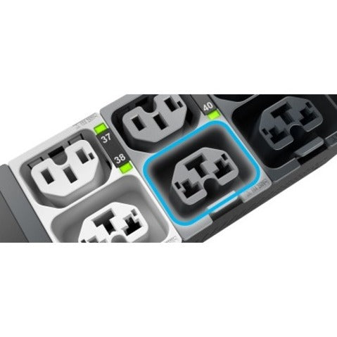 APC NetShelter Rack PDU Advanced, Metered, 5.0kW, 1Phase, 208V, 30A, L6-30P, 40 Outlet APDU10151ME