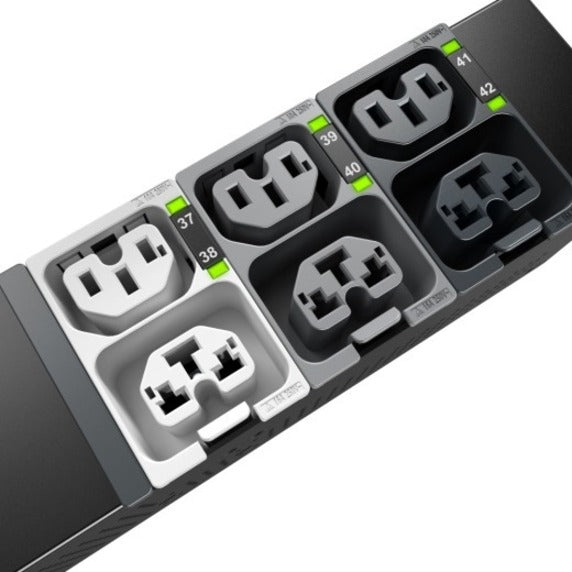 APC NetShelter Rack PDU Advanced, Metered, 5.0kW, 1Phase, 208V, 30A, L6-30P, 40 Outlet APDU10151ME