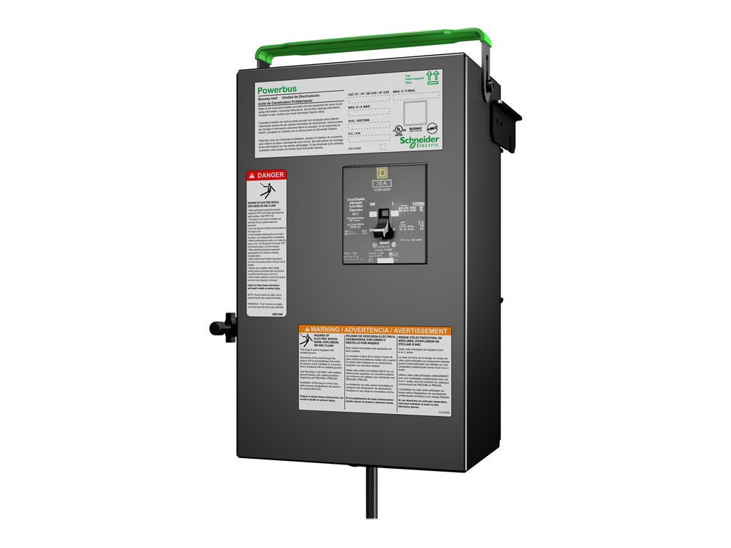 APC Powerbus Busway Tap Off Unit - Power distribution unit - output connectors: 1 - black - for P/N: PBCF4A100ATBB,