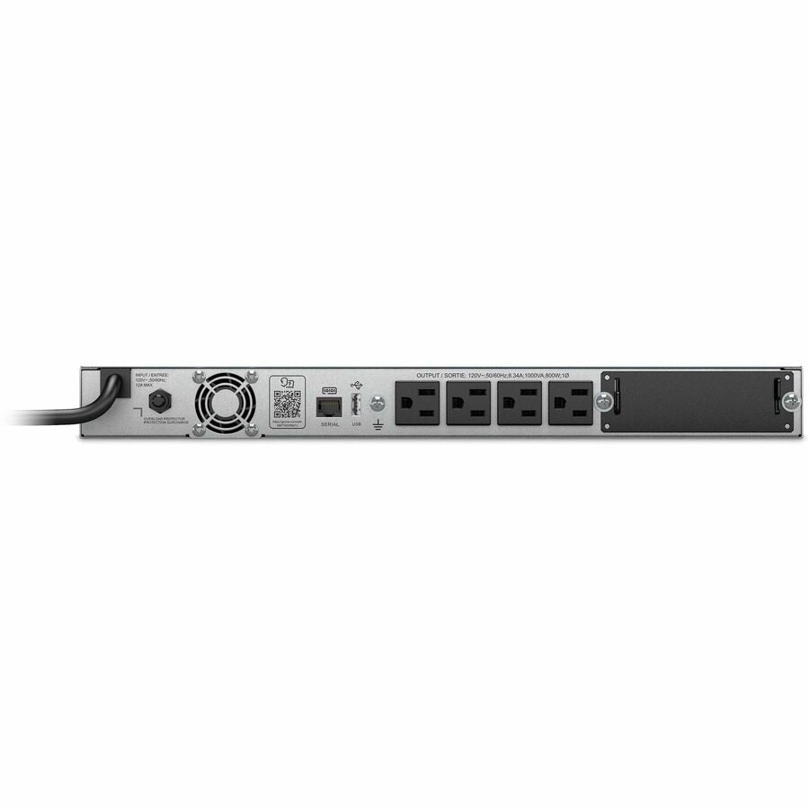 APC SMT1000RM1U 1U Rack-Mount UPS 1000VA Line-Interactive for IT