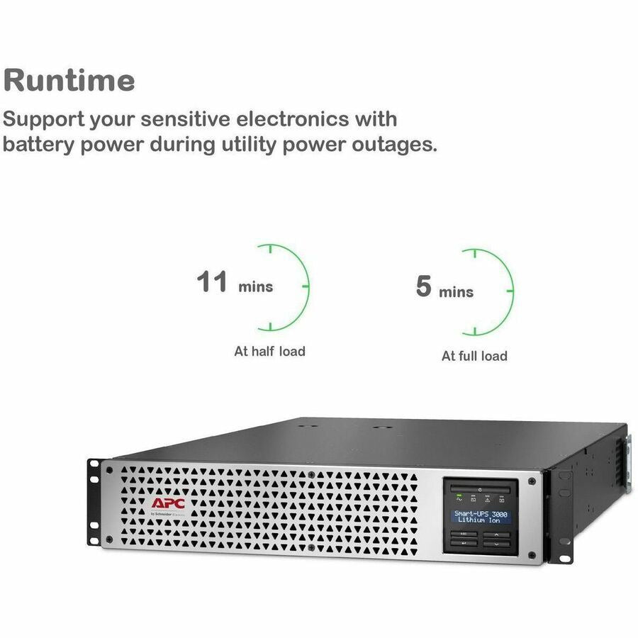 APC SMTL3000RM2UC 2U Line-Interactive UPS 2.7KW Reliable Power Backup