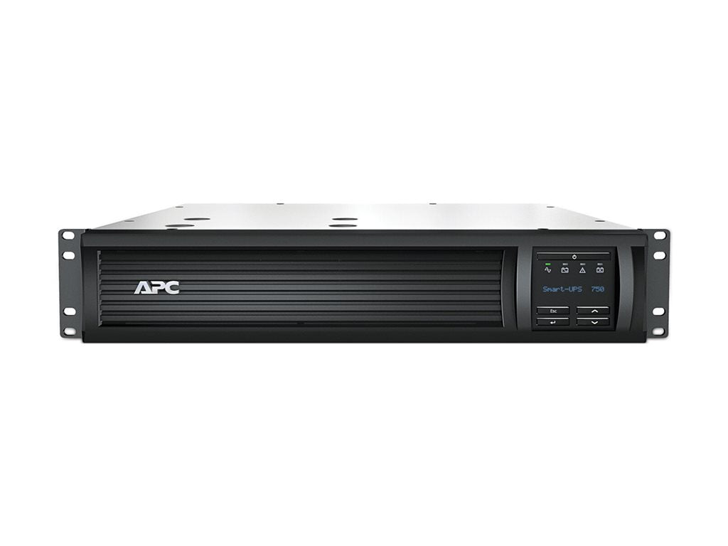 APC Smart-UPS 750VA LCD RM - UPS (rack-mountable) - AC 230 V - 500 Watt - 750 VA - Ethernet, RS-232, USB - output