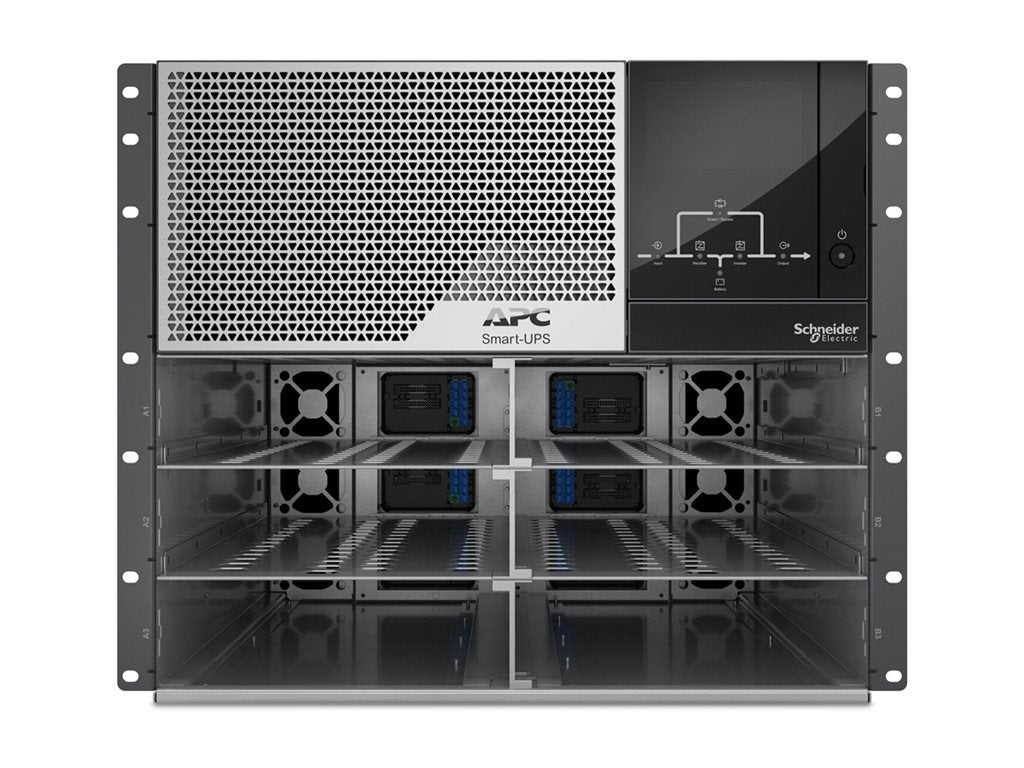 APC Smart-UPS Modular Ultra - UPS (rack-mountable) - frame, n+1 redundant, 208/120v - AC 115/230 V - 15 kW - silver