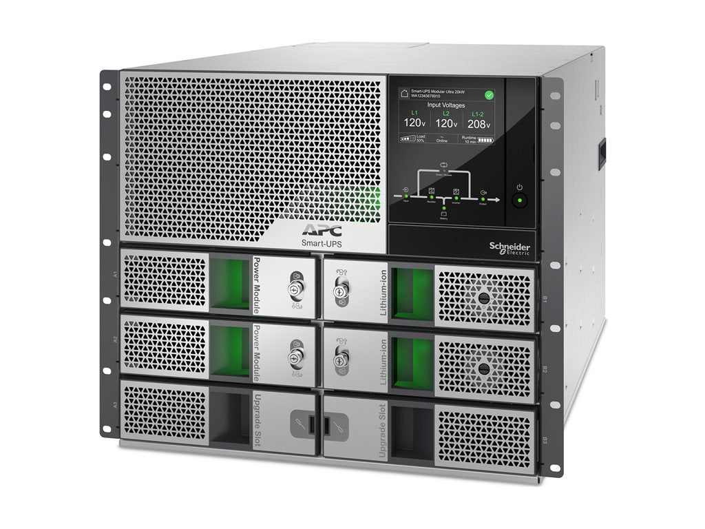 APC Smart-UPS Modular Ultra - UPS (rack-mountable) - on-line, scalable, n+1 redundant, touchscreen, network management card - SRYL10K20RMXLT