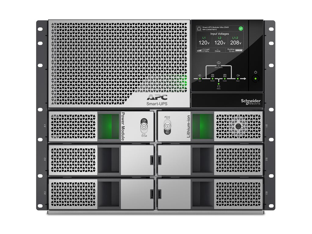 APC Smart-UPS Modular Ultra - UPS (rack-mountable) - on-line, scalable to 20kW N+1 redundant, touchscreen, network management SRYL5K20RMXLT