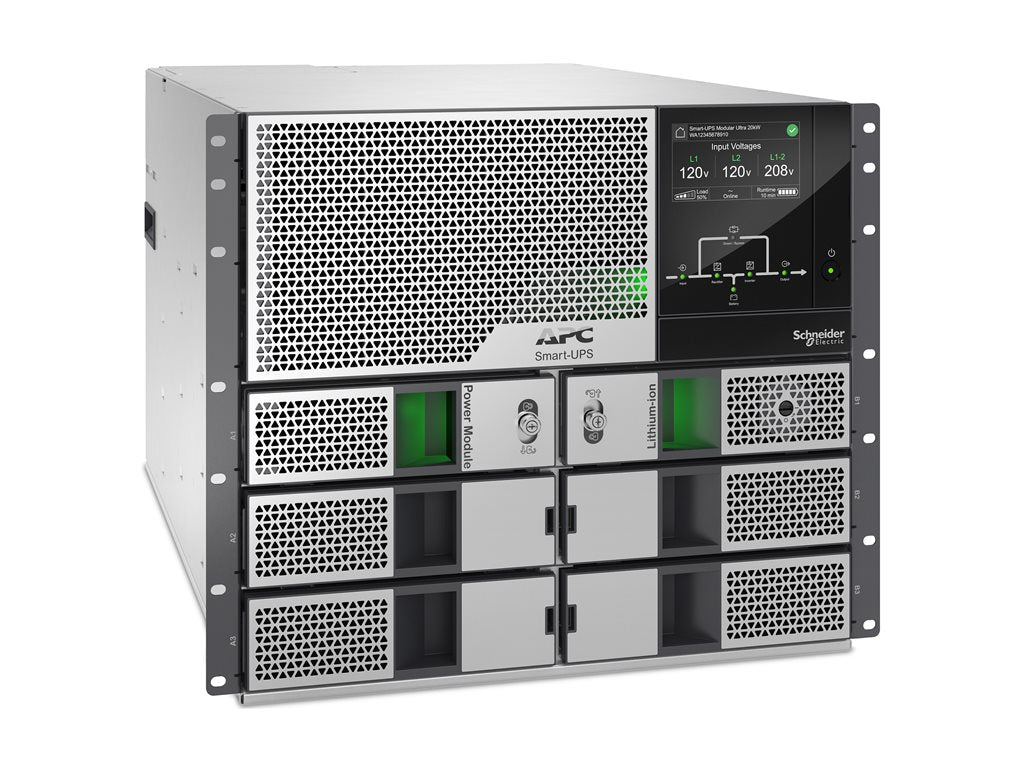APC Smart-UPS Modular Ultra - UPS (rack-mountable) - on-line, scalable to 20kW N+1 redundant, touchscreen, network management SRYL5K20RMXLT