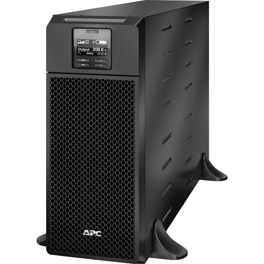 APC Smart-UPS On-Line 6kVA Tower UPS - Double-Conversion Pure Sine Wave | APC by Schneider Electric SRT6KXLT