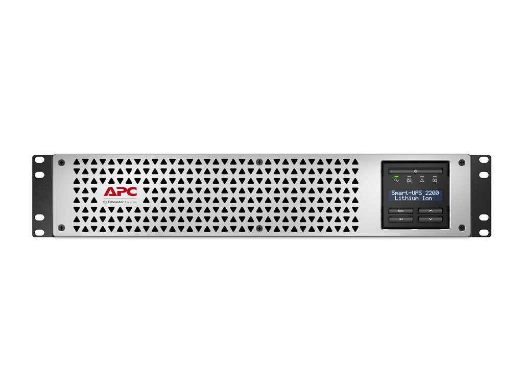 APC Smart-UPS - UPS (rack-mountable) - line interactive, lithium-ion, SmartConnect port, Network Card, AVR - AC 110/120/125 V SMTL2K2RM2UCLNC