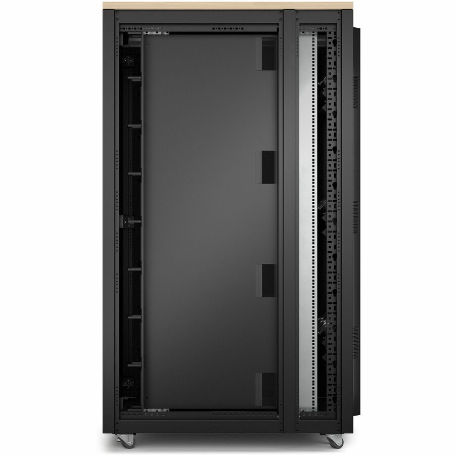 APC by Schneider Electric NetShelter Soundproof, 38U, Server Rack Enclosure, 120V, Maple