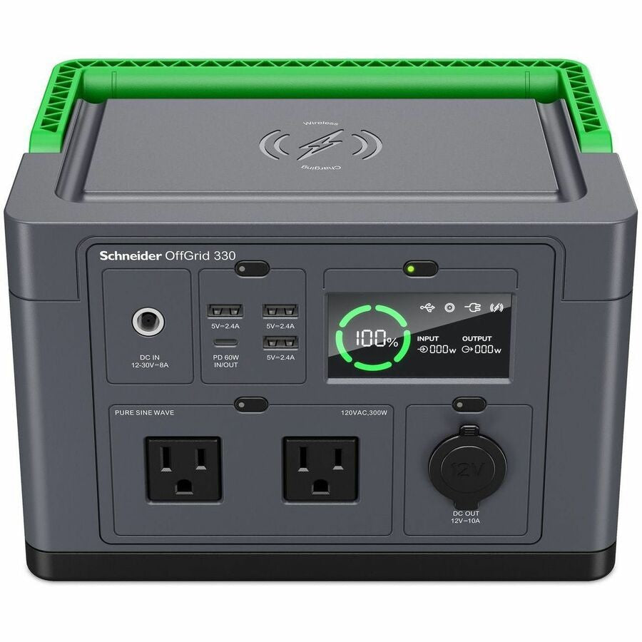 APC by Schneider OffGrid Portable Power Station 330Wh 120V Pure Sine