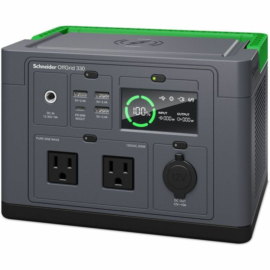 APC by Schneider OffGrid Portable Power Station 330Wh 120V Pure Sine
