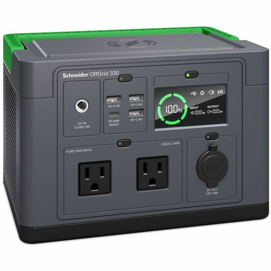 APC by Schneider OffGrid Portable Power Station 330Wh 120V Pure Sine