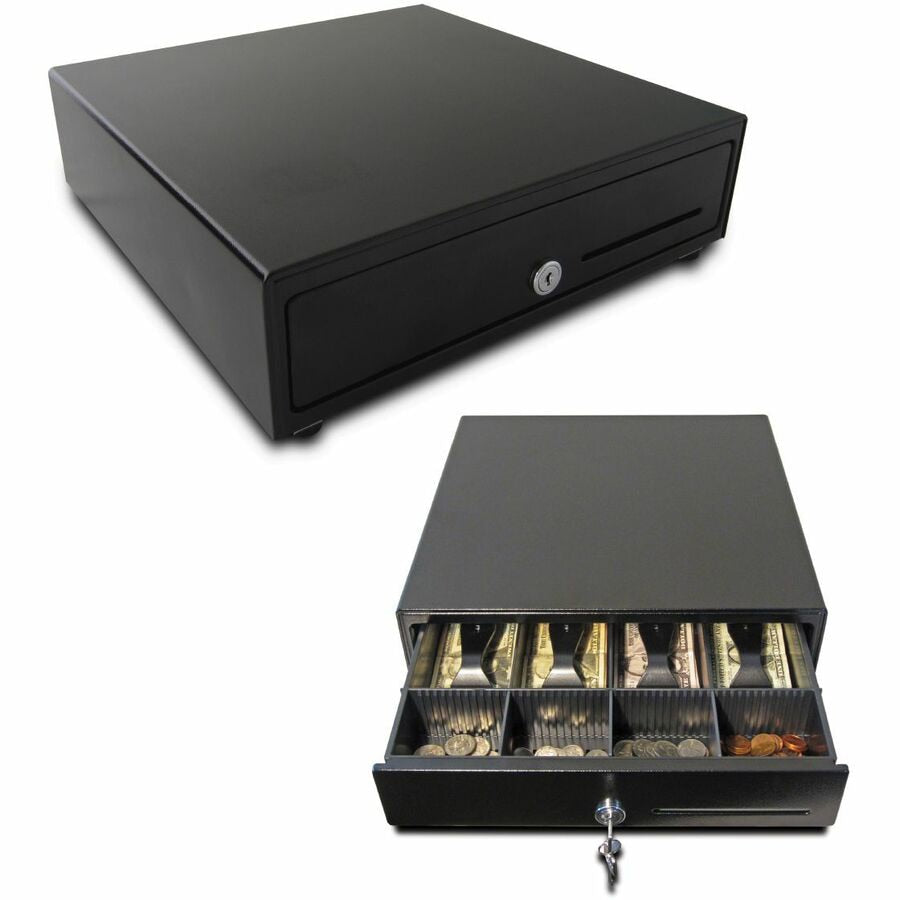 APG Vasario Cash Drawer Black 1 Media Slot MultiPRO 320