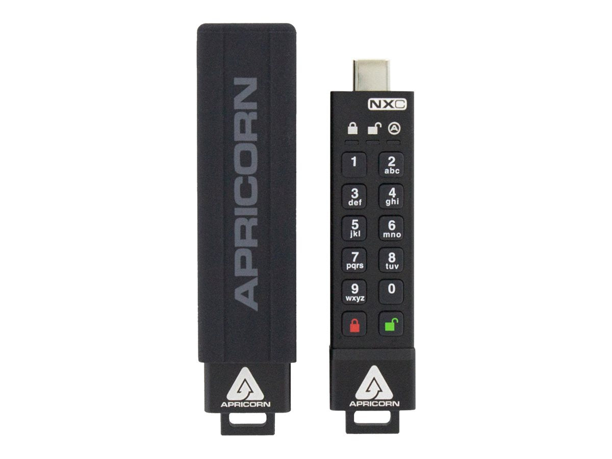 APRICORN 256GB Secure USB 3.0 Drive 256-bit AES XTS Encryption for Professionals