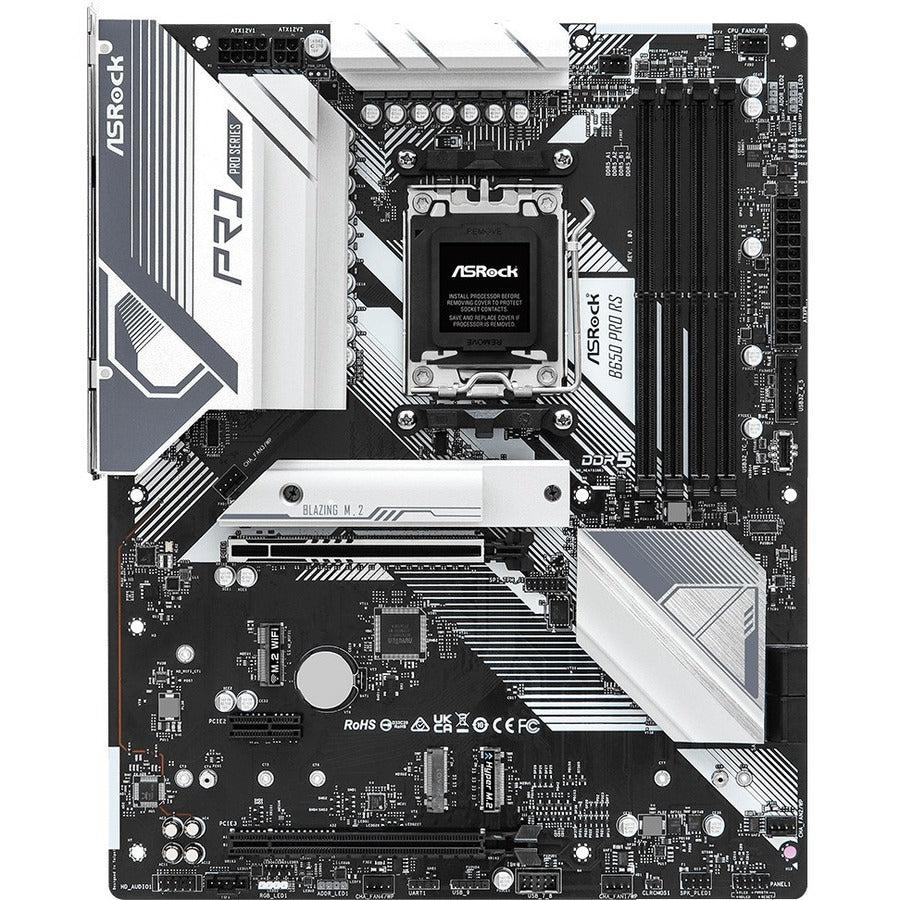 ASRock B650 PRO RS Gaming Desktop Motherboard - AMD B650 Chipset - Socket AM5 - ATX