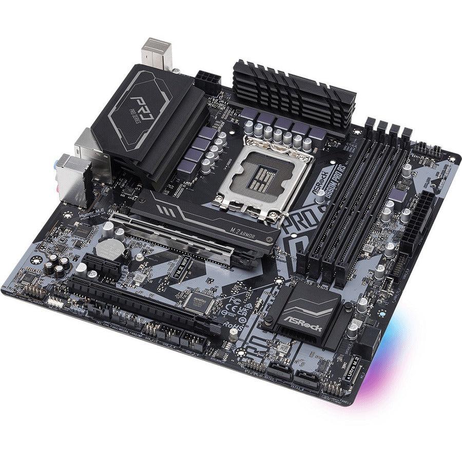 ASRock B660M Pro RS Desktop Motherboard - Intel B660 Chipset - Socket LGA-1700 - Intel Optane Memory Ready - Micro ATX