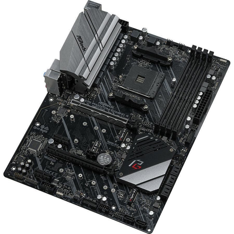 ASRock X570 PHANTOM GAMING 4 Desktop Motherboard - AMD X570 Chipset - Socket AM4 - ATX