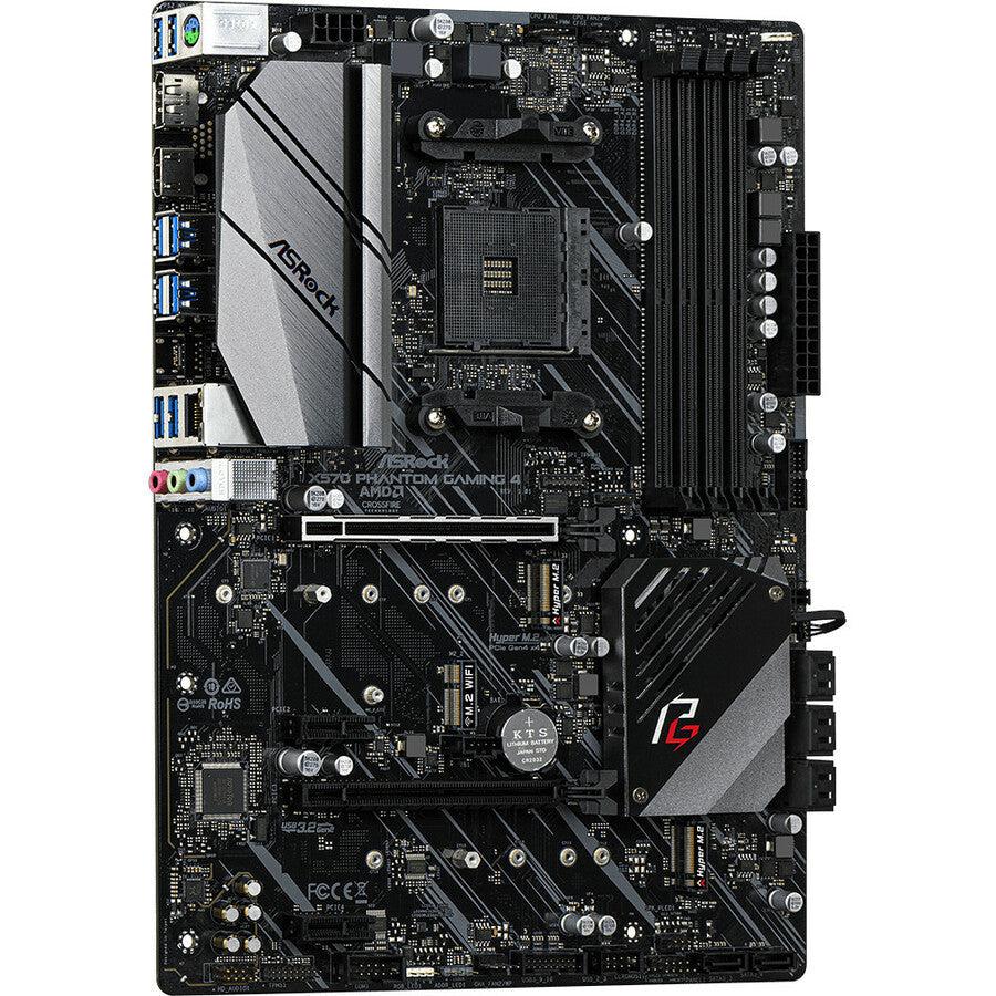 ASRock X570 PHANTOM GAMING 4 Desktop Motherboard - AMD X570 Chipset - Socket AM4 - ATX