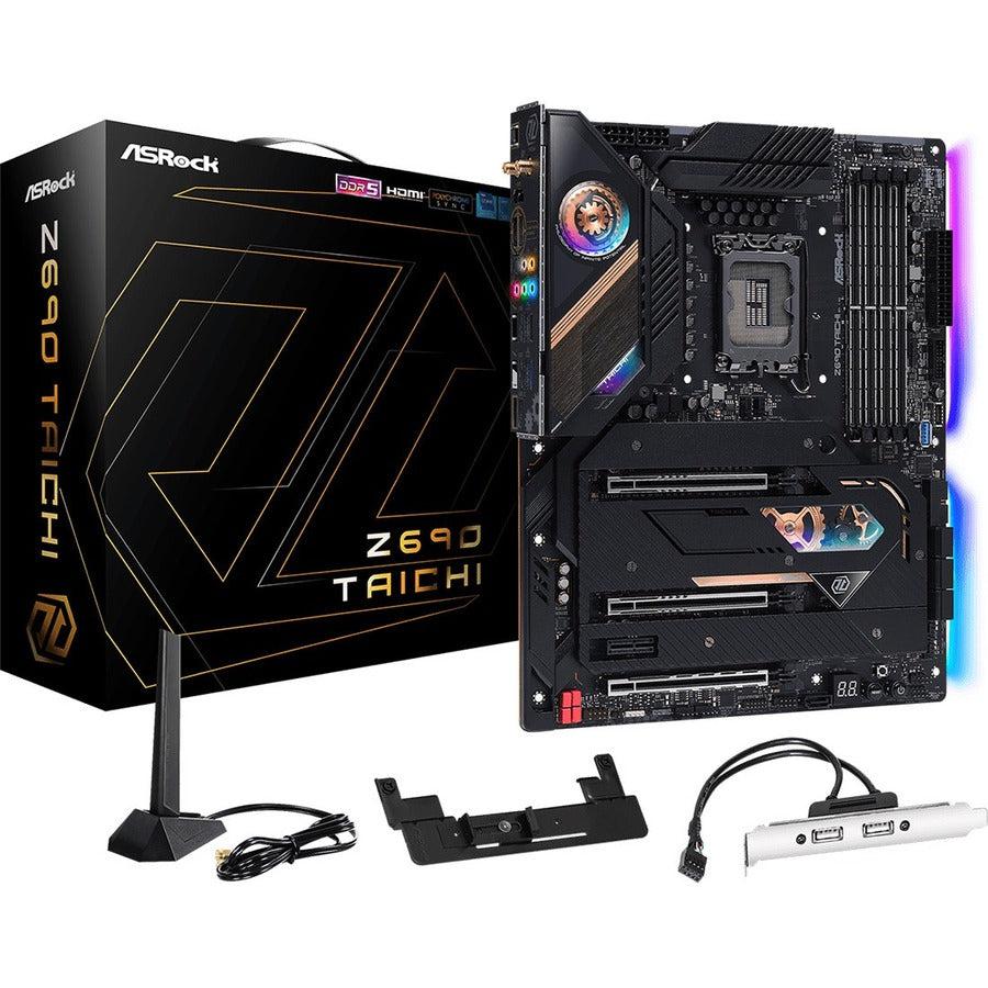 ASRock Z690 Taichi Desktop Motherboard - Intel Z690 Chipset - Socket LGA-1700 - Intel Optane Memory Ready - ATX