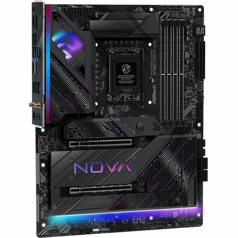 ASRock Z790 NOVA WIFI Gaming Desktop Motherboard - Intel Z790 Chipset - Socket LGA-1700 - ATX