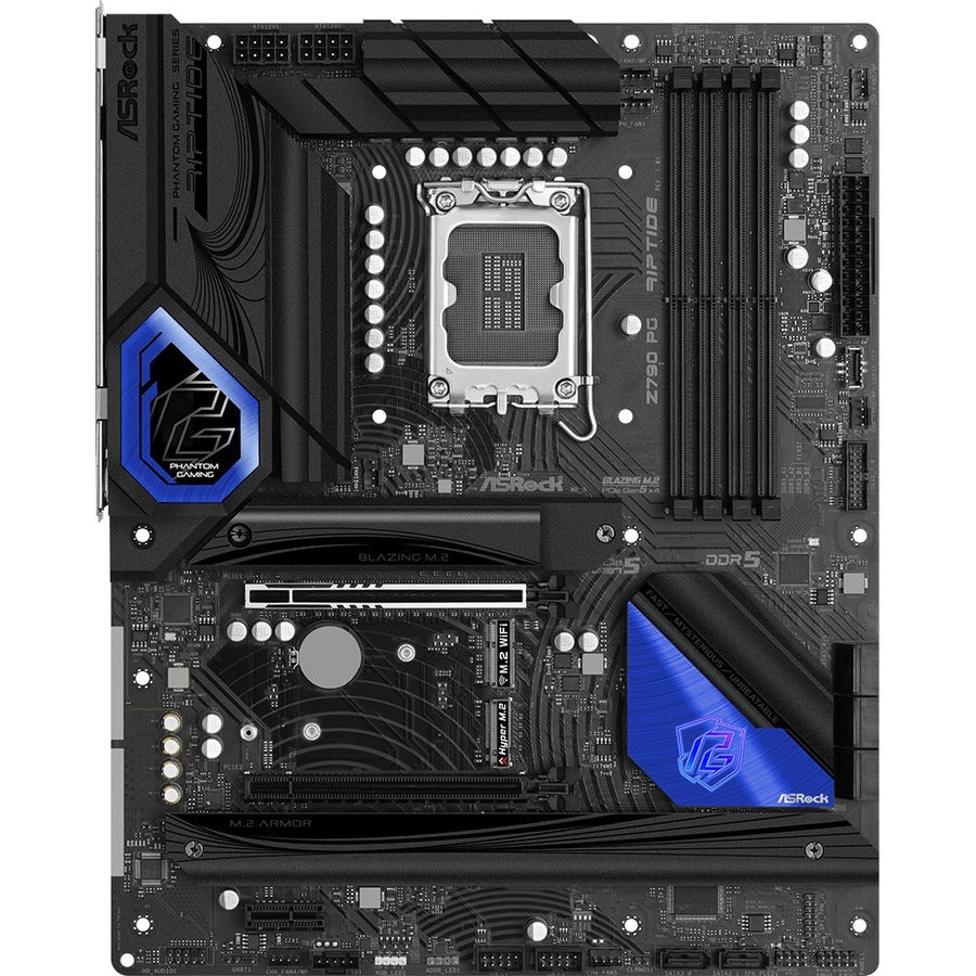 ASRock Z790 PG RIPTIDE Gaming Desktop Motherboard - Intel Z790 Chipset - Socket LGA-1700 - ATX