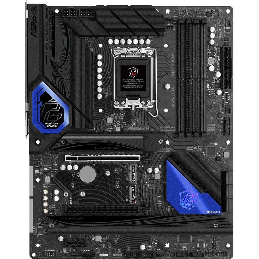 ASRock Z790 PG RIPTIDE Gaming Desktop Motherboard - Intel Z790 Chipset - Socket LGA-1700 - ATX