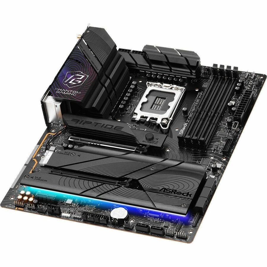 ASRock Z790 RIPTIDE WIFI Gaming Desktop Motherboard - Intel Z790 Chipset - Socket LGA-1700 - ATX