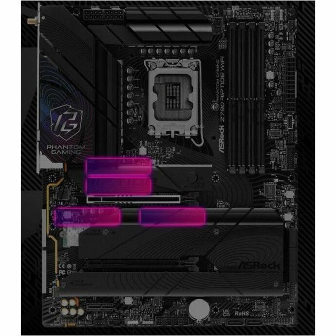 ASRock Z790 RIPTIDE WIFI Gaming Desktop Motherboard - Intel Z790 Chipset - Socket LGA-1700 - ATX
