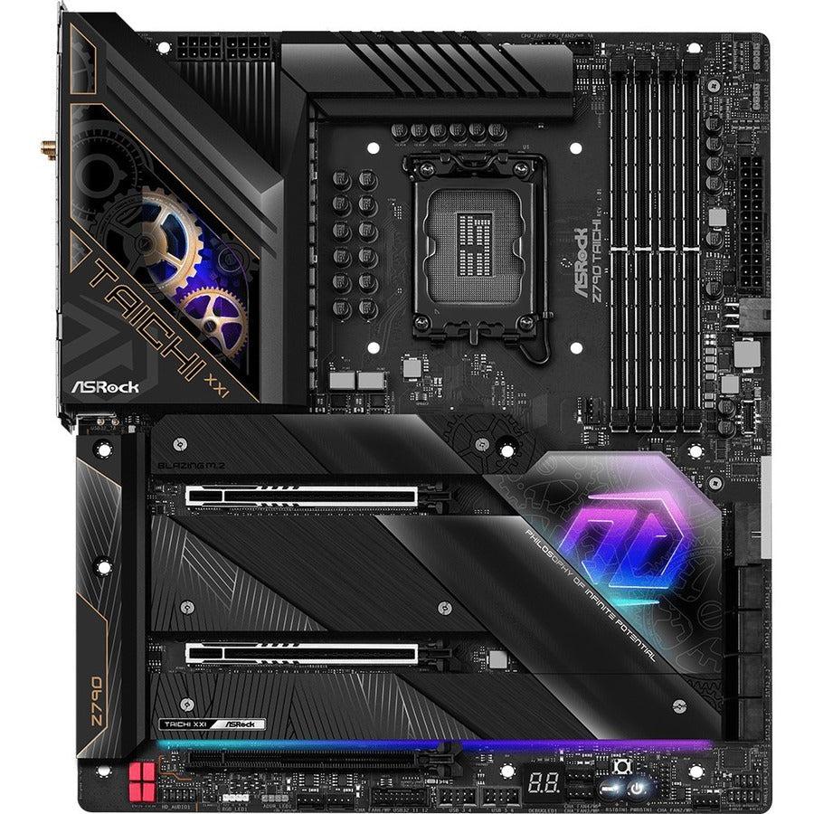 ASRock Z790 TAICHI Gaming Desktop Motherboard - Intel Z790 Chipset - Socket LGA-1700 - Extended ATX