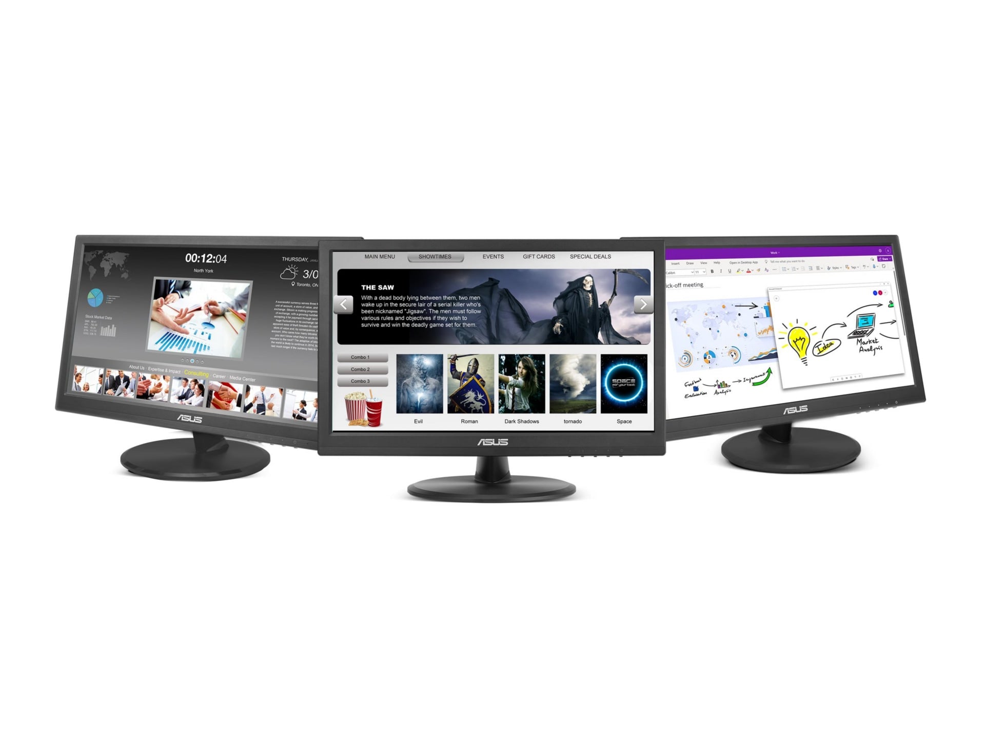 ASUS 15.6" Full HD Touch Monitor VT169HE – 10-Point Multi-Touch, VESA Mountable