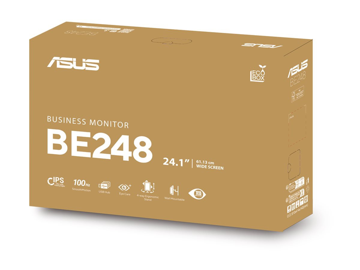 ASUS BE248QF 24" Business Monitor WUXGA IPS Eye Care 100Hz