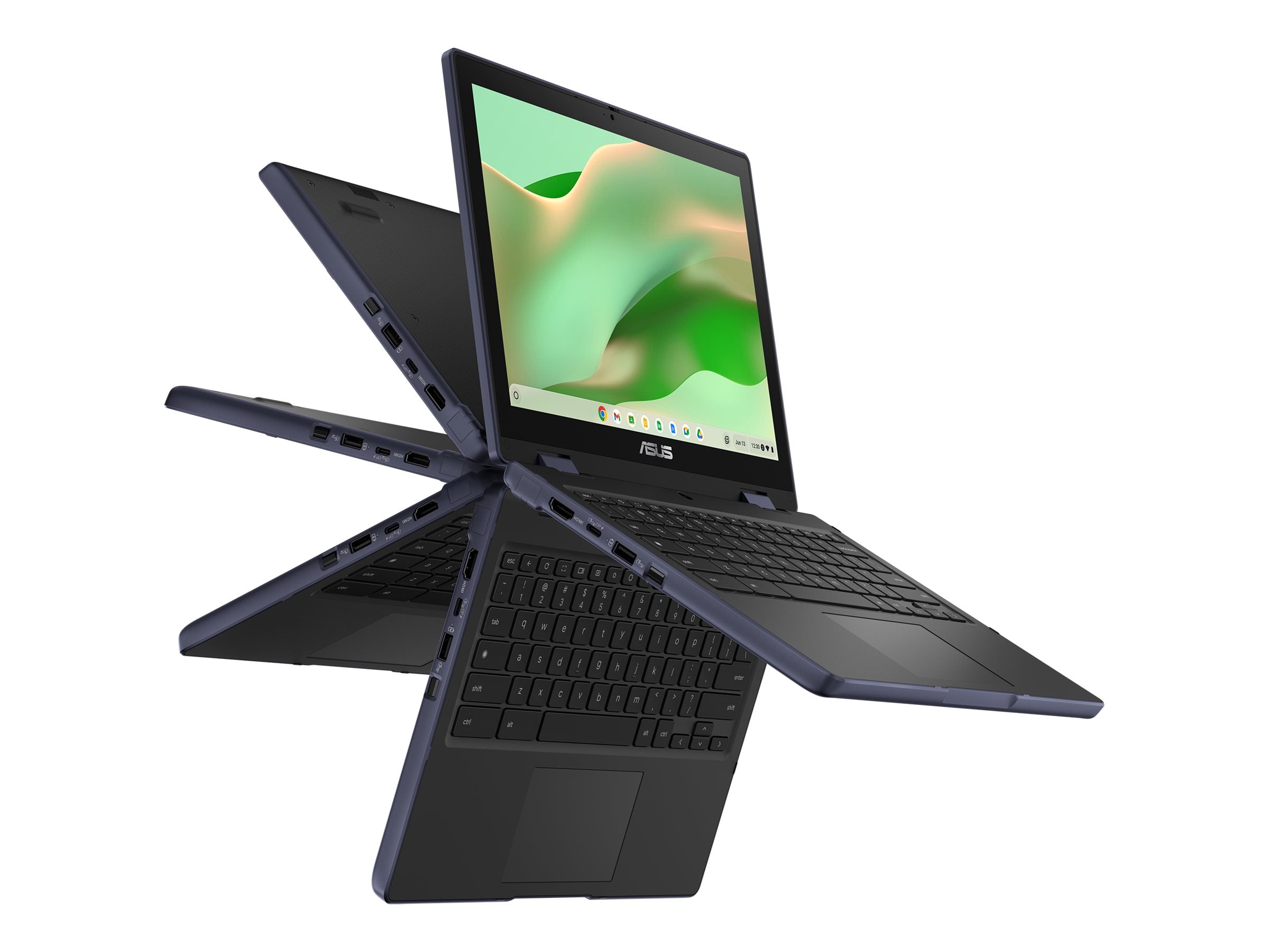 ASUS Chromebook CR12 Flip CR1204FTA-YZ84T - Flip design - Intel N-series - N150 / up to 3.6 GHz - Chrome OS - Intel