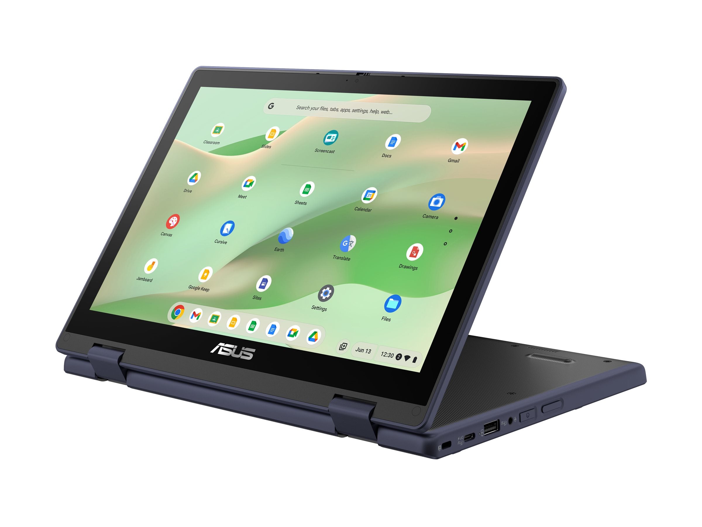 ASUS Chromebook CR12 Flip CR1204FTA-YZ84T - Flip design - Intel N-series - N150 / up to 3.6 GHz - Chrome OS - Intel