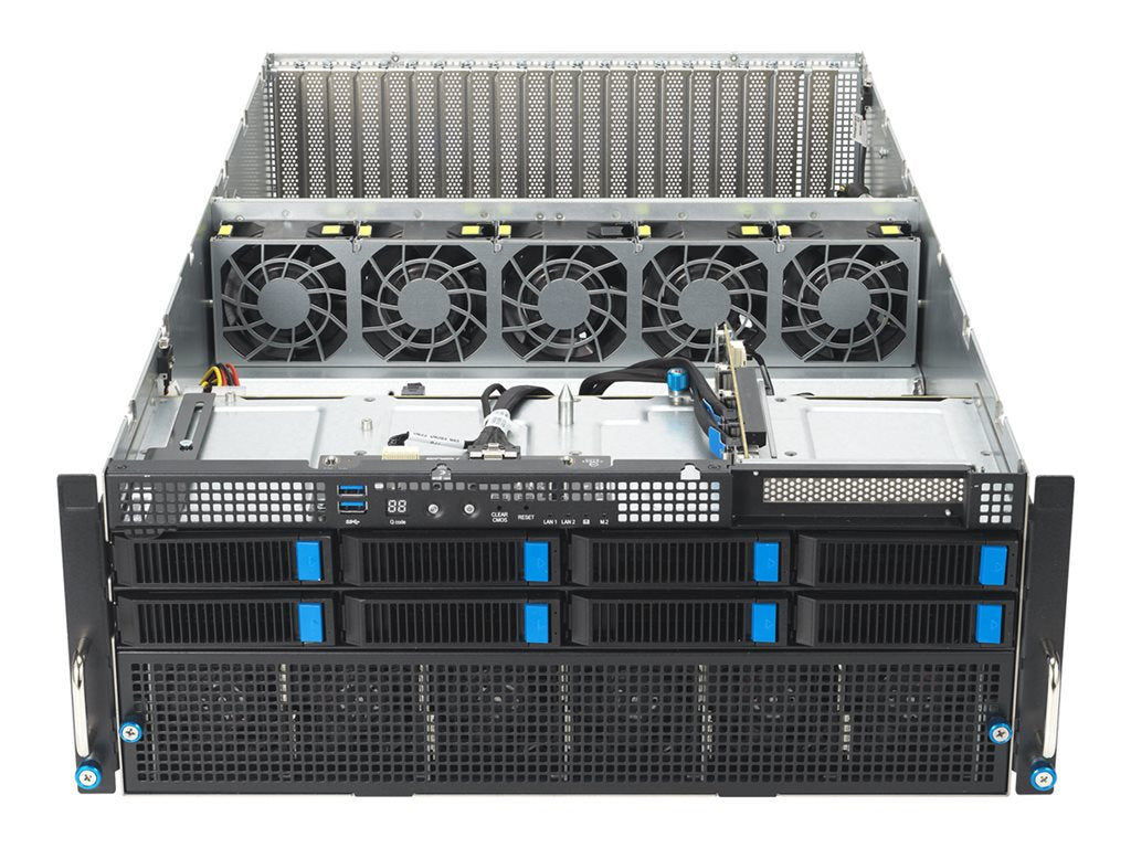 ASUS ESC8000-E11-3W10G - Server - rack-mountable 4U - 2-way - 2 x Xeon Silver 4410Y / up to 3.9 GHz - RAM 64 GB - SATA/PCI Express