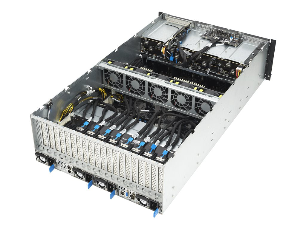 ASUS ESC8000-E11-3W10G - Server - rack-mountable 4U - 2-way - 2 x Xeon Silver 4410Y / up to 3.9 GHz - RAM 64 GB - SATA/PCI Express