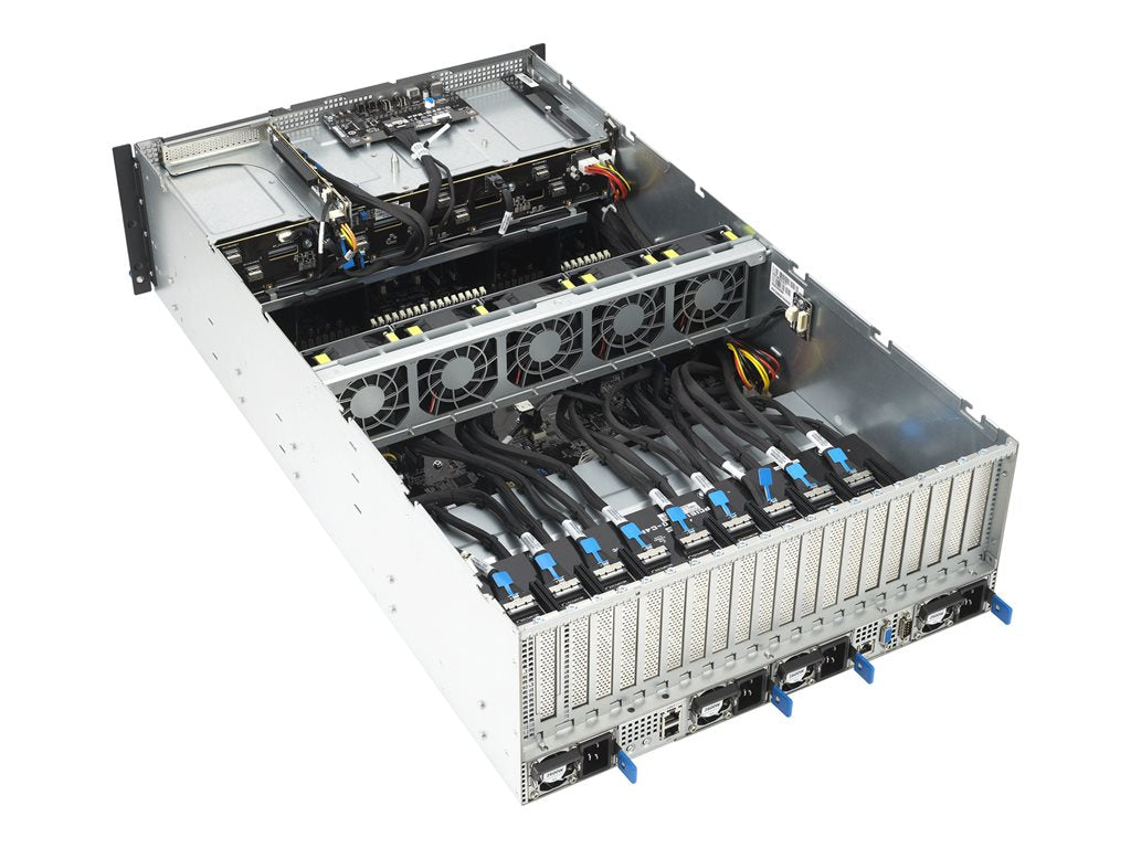ASUS ESC8000-E11-3W10G - Server - rack-mountable 4U - 2-way - 2 x Xeon Silver 4410Y / up to 3.9 GHz - RAM 64 GB - SATA/PCI Express