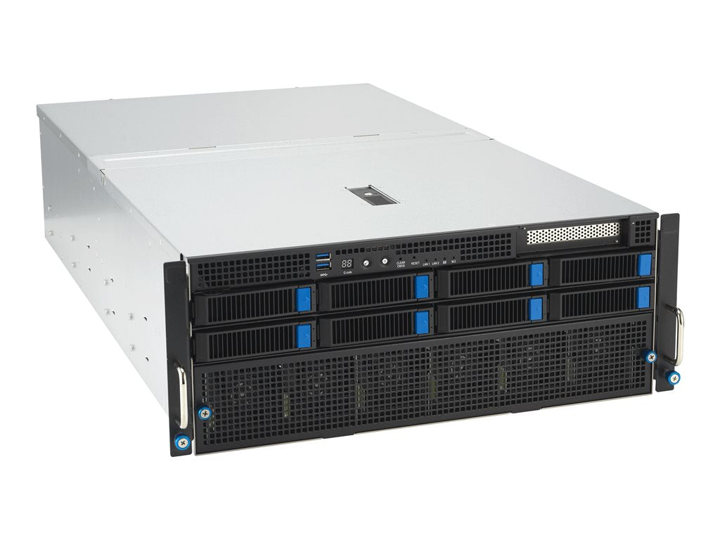 ASUS ESC8000-E11-3W10G - Server - rack-mountable 4U - 2-way - 2 x Xeon Silver 4410Y / up to 3.9 GHz - RAM 64 GB - SATA/PCI Express