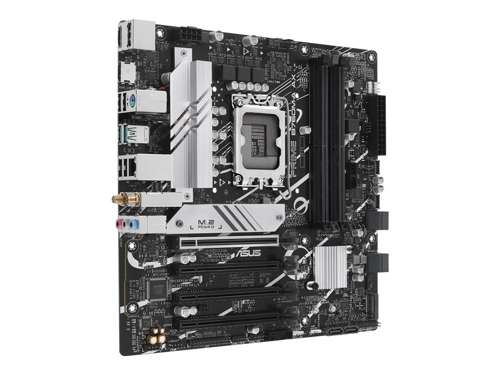 ASUS PRIME B760M-A AX - Motherboard - micro ATX - LGA1700 Socket - B760 Chipset - USB 3.2 Gen 1, USB 3.2 Gen 2, USB-C