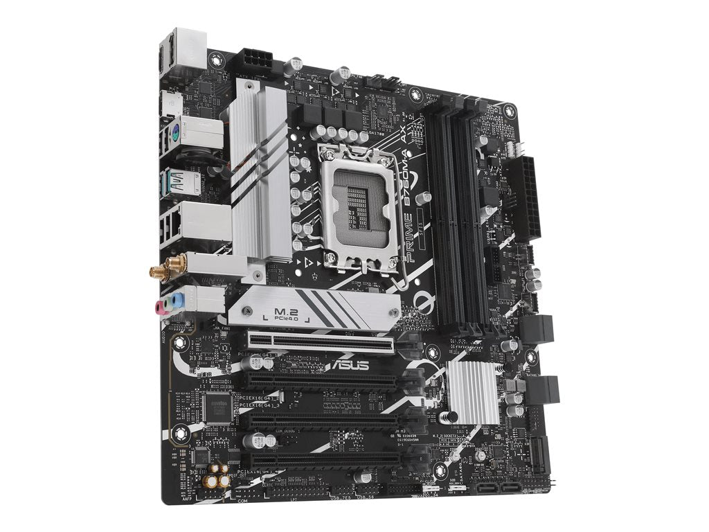 ASUS PRIME B760M-A AX - Motherboard - micro ATX - LGA1700 Socket - B760 Chipset - USB 3.2 Gen 1, USB 3.2 Gen 2, USB-C