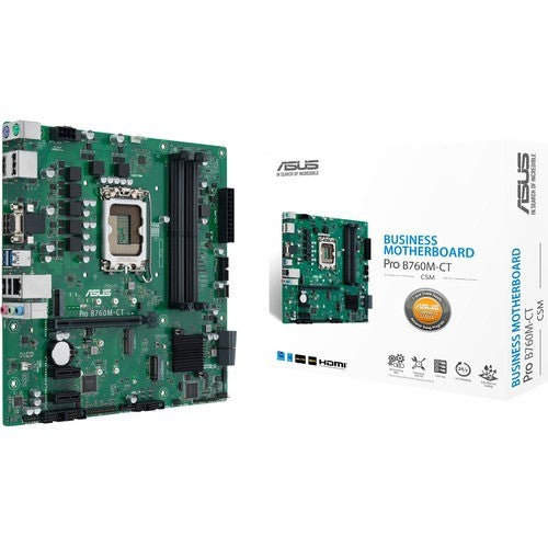 ASUS Pro B760M-CT-CSM mATX LGA1700 Motherboard for Business PCs