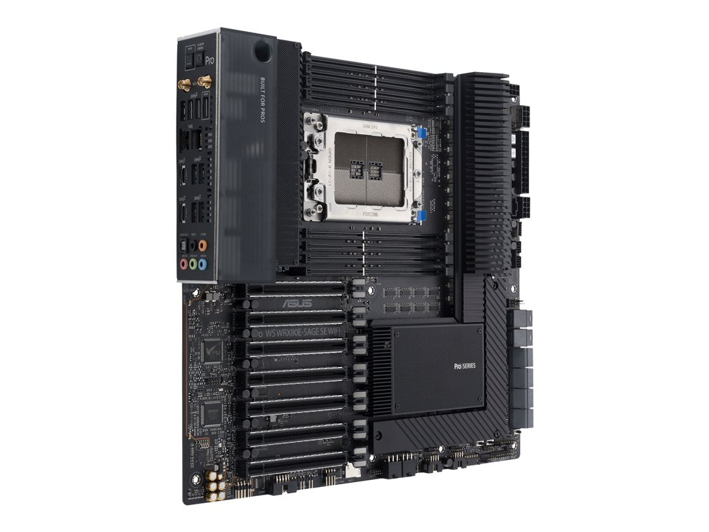 ASUS Pro WS WRX80E-SAGE SE WIFI - Motherboard - extended ATX - Socket sWRX8 - AMD WRX80 Chipset - USB-C Gen2, USB 3.2