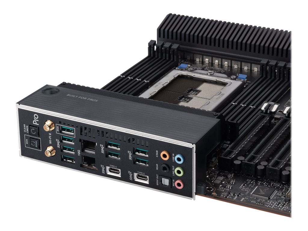 ASUS Pro WS WRX80E-SAGE SE WIFI - Motherboard - extended ATX - Socket sWRX8 - AMD WRX80 Chipset - USB-C Gen2, USB 3.2